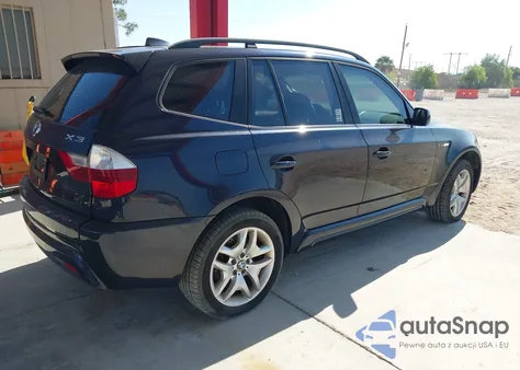 2007 BMW X3 3.0Si z USA, uszkodzony, nr VIN WBXPC93467WE78168